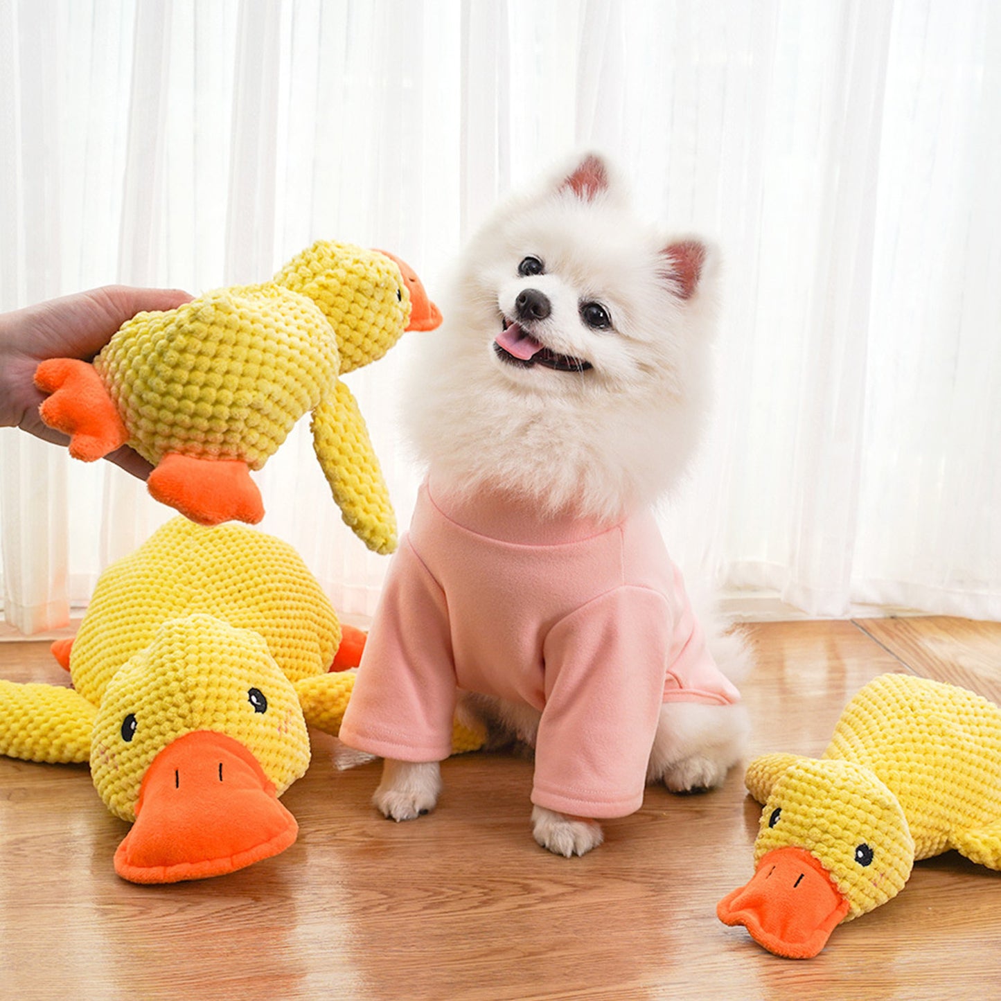 Duck Shape Quacking Dog Toy - Dog Supplies