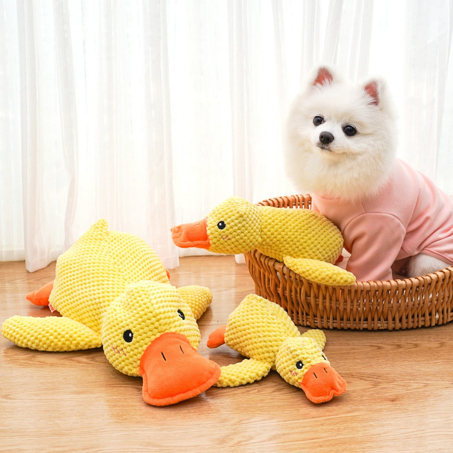 Duck Shape Quacking Dog Toy - Dog Supplies