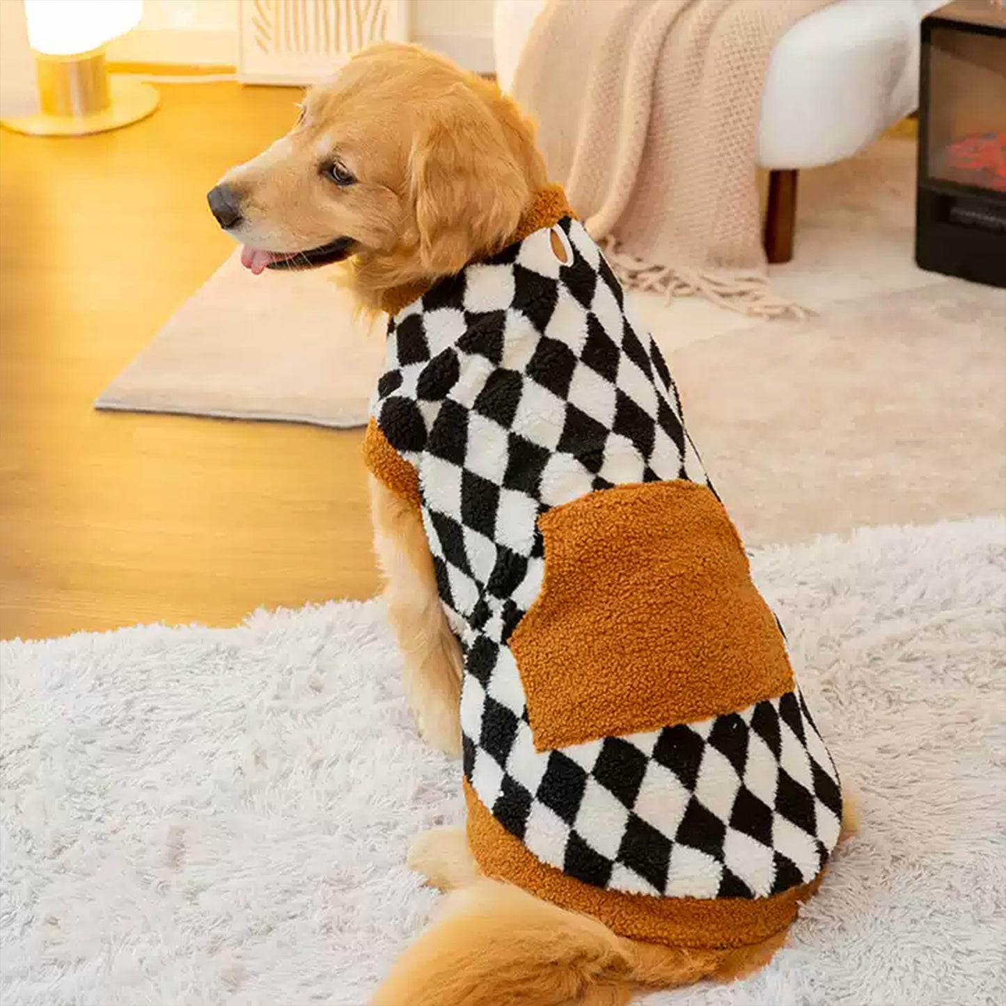 Dog Fleece Sweater - Pet Clothes - 3XL-8XL