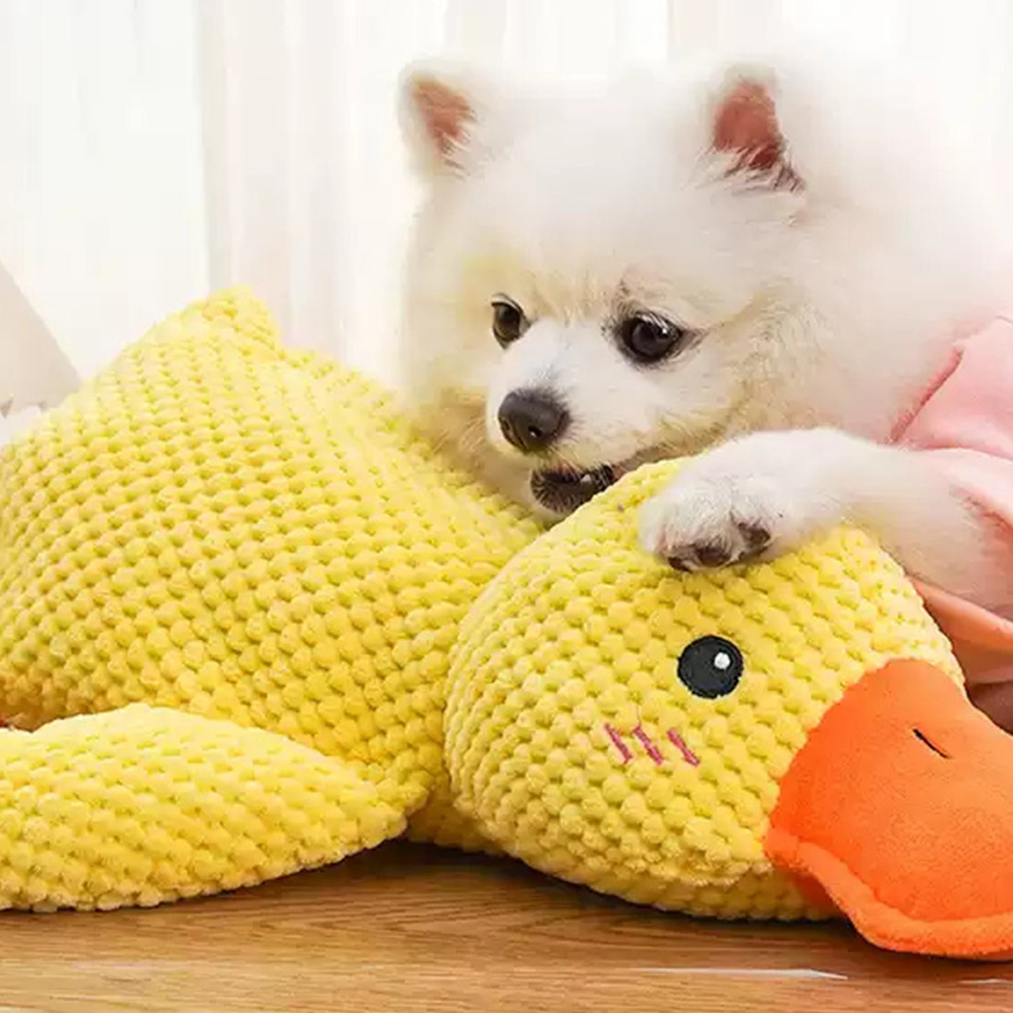 Duck Shape Quacking Dog Toy - Dog Supplies