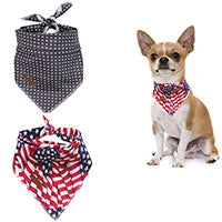 Pet Accesseries - Dog & Cat Collar Star Bandana 2 Pcs