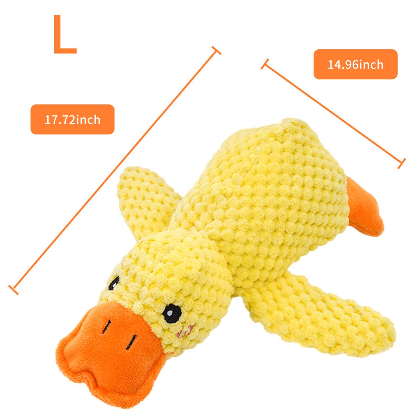 Duck Shape Quacking Dog Toy - Dog Supplies