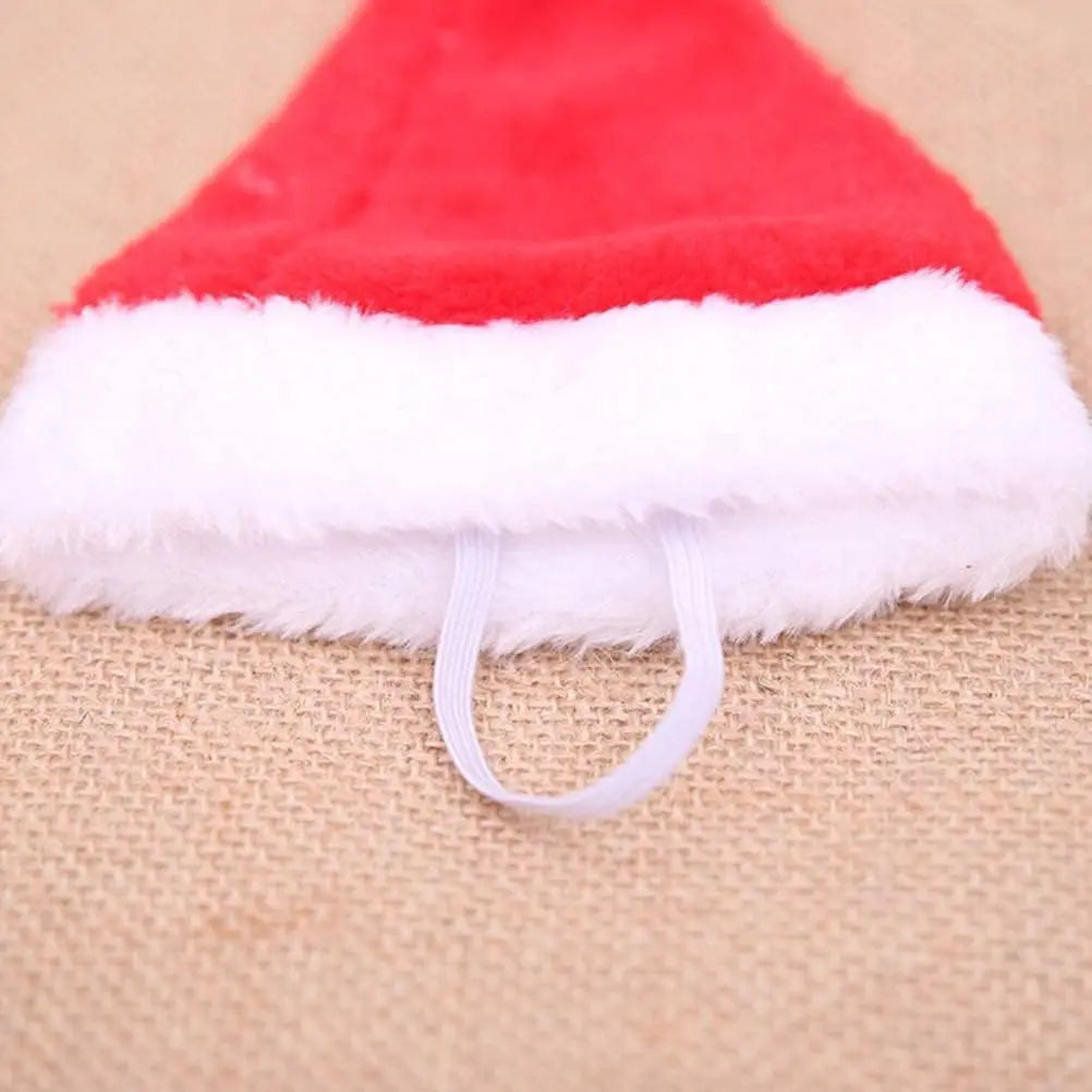 Pet Santa Hat For Puppy Kitten Small Cats & Dogs 10 Pcs