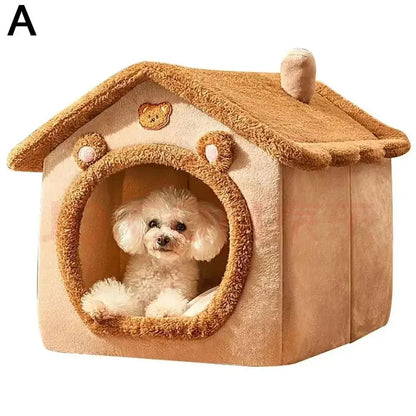 Small Pet House - Removable & Washable Pet Bed