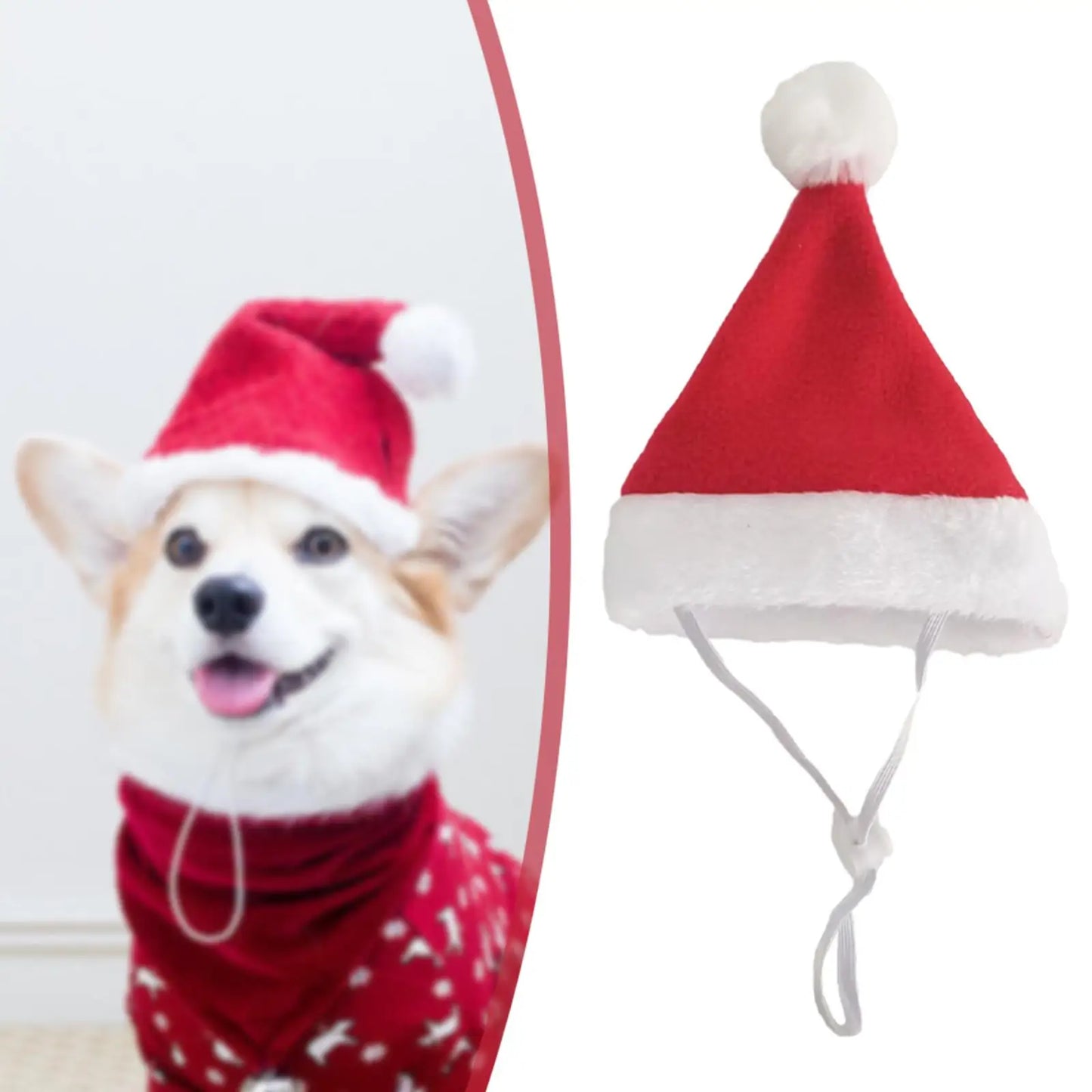 Dog & Cat  Santa Hat - Pet Accessories