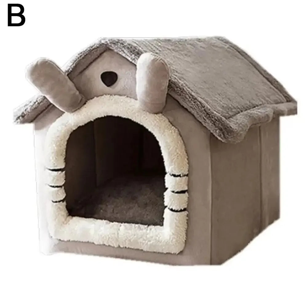 Small Pet House - Removable & Washable Pet Bed