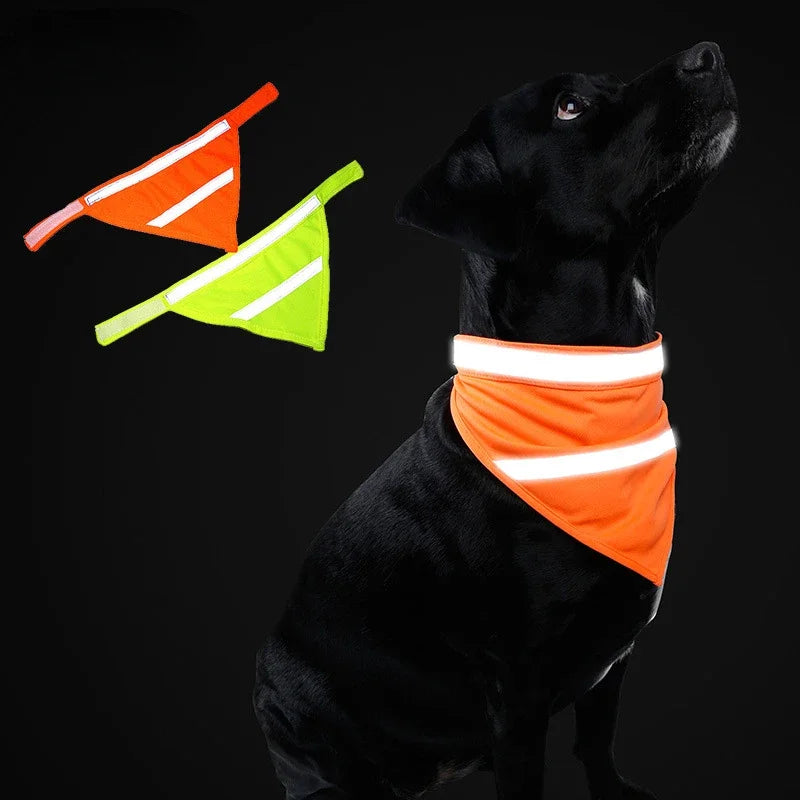 Dog Reflective Bandanas - Pet Accessories