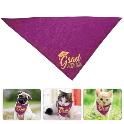 Dog Purple Decorative Bandana