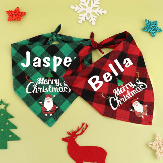 Pet Accessories - Dog and Cat Christmas Bandana